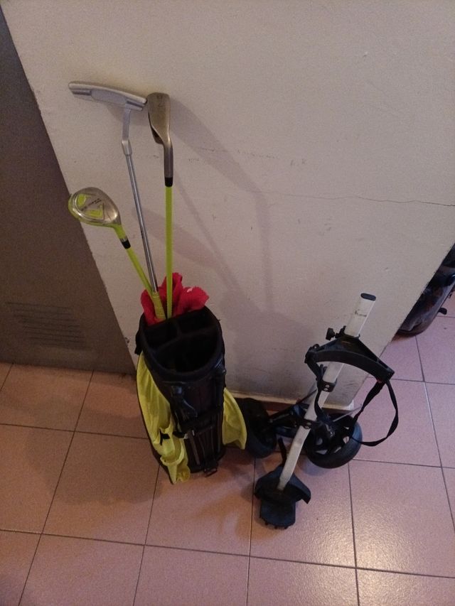 3 JUEGOS Golf 20 palos bolsa carro adulto infantil