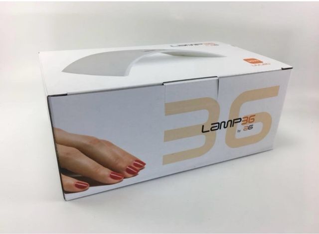 Lámpara secado uñas y 6 esmaltes