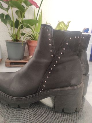 Botines tacón bajo
