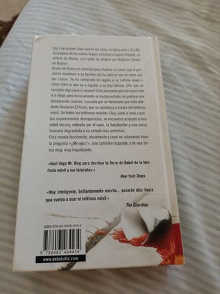 Libro Stephen King .cell 