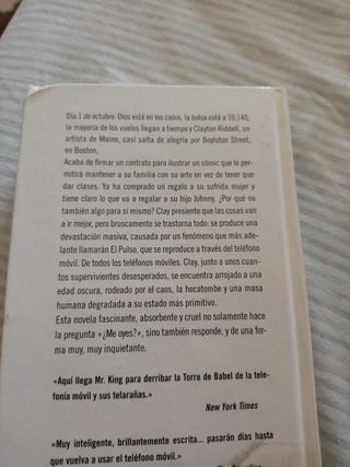 Libro Stephen King .cell 