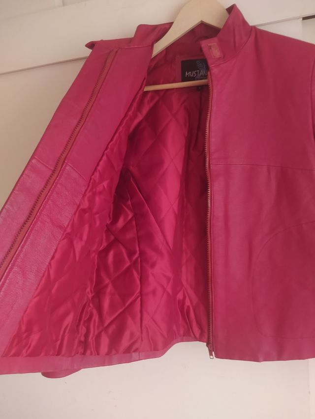 Chaqueta cuero mujer