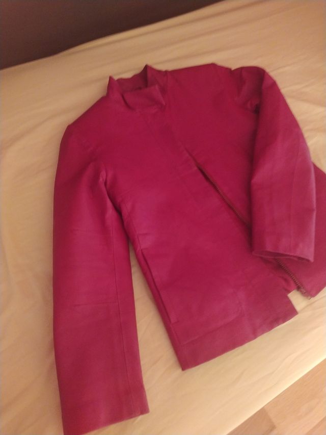 Chaqueta cuero mujer