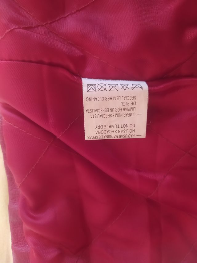 Chaqueta cuero mujer