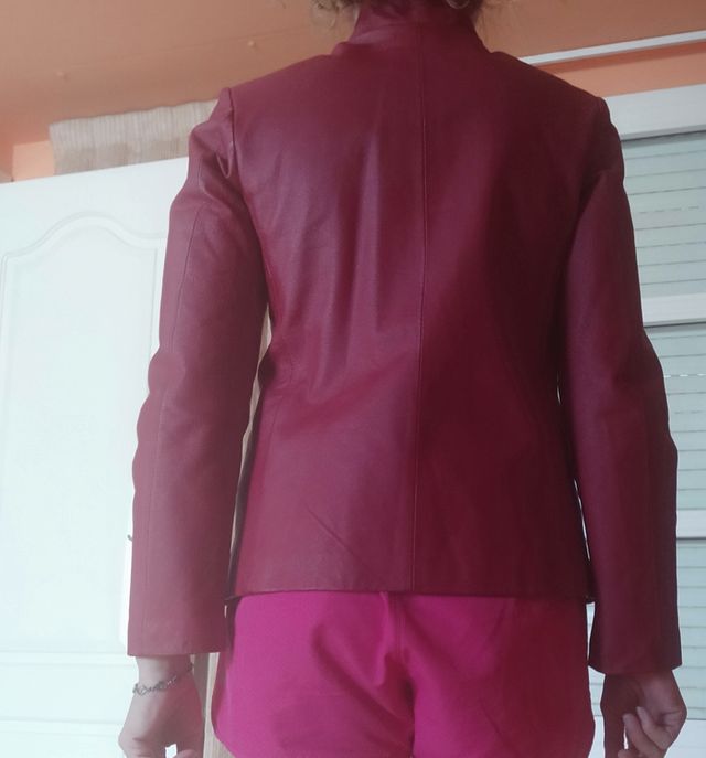 Chaqueta cuero mujer