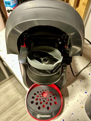 Cafetera Tassimo roja cápsulas