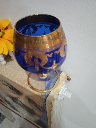 Bicchieri cristallo decorati