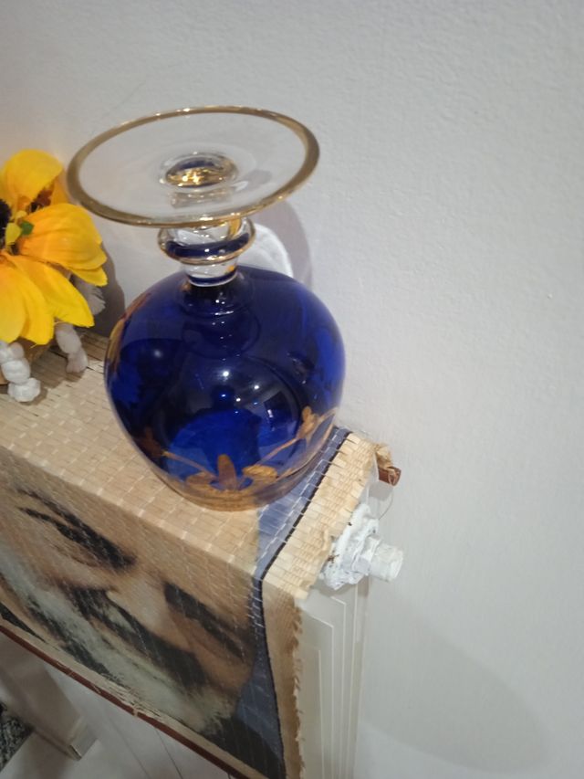 Bicchieri cristallo decorati