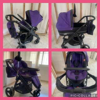 Precioso Carro BEBECAR ipop TRES PIEZAS como nuevo