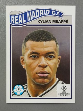 Cromo Mbappe Real Madrid Living Set Topp