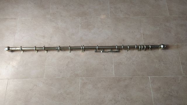 Barra cortina extensible