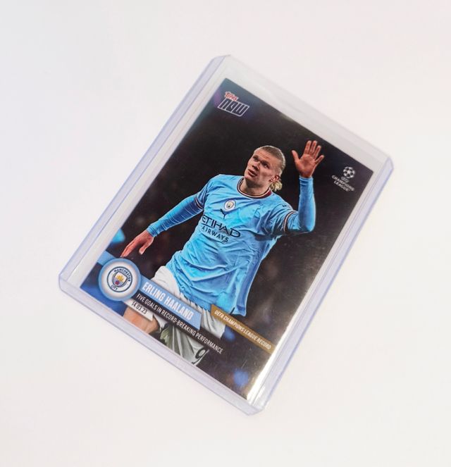 Carta Topps Now Limitada Haaland Champions