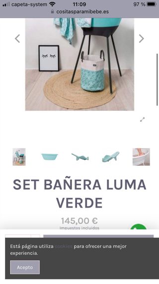 Bañera Luma Bebé