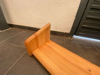Estanteria balda de madera natural