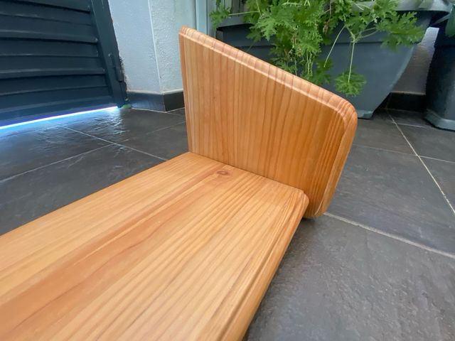 Estanteria balda de madera natural