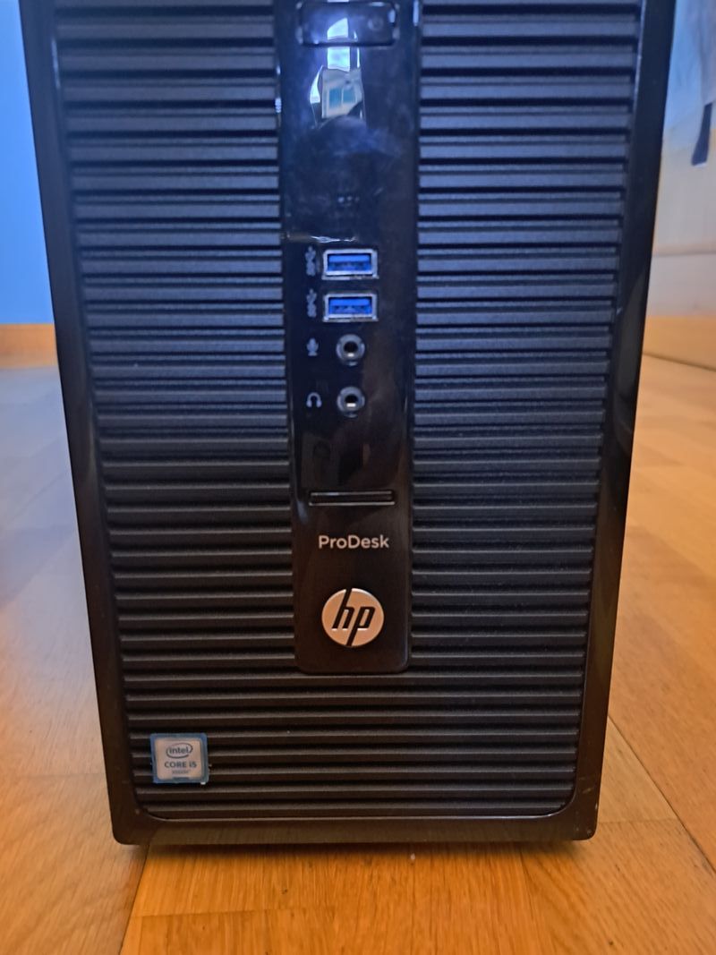 W10 PC HP ProDesk 400 G3 MT I5 8GB RAM