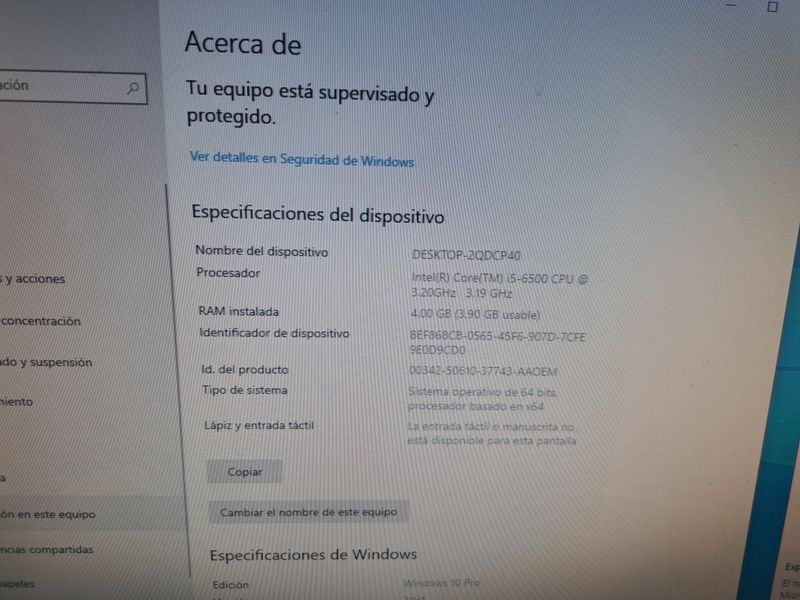 W10 PC HP ProDesk 400 G3 MT I5 8GB RAM afbeelding 5