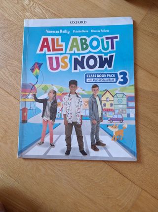 Libro inglés All about us now 3 primaria