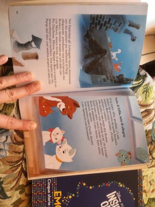 Libri bambini Inside out e Aristogatti