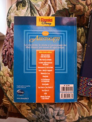 Libri bambini Inside out e Aristogatti