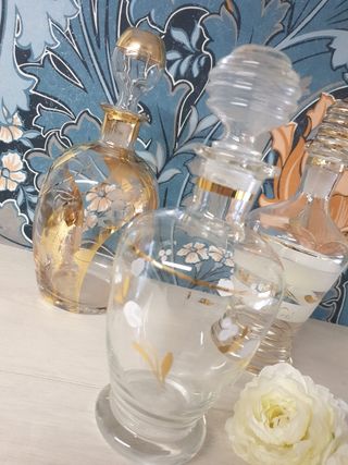 Bottiglie vintage da liquore