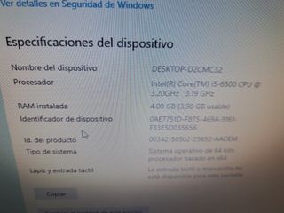 W10 PC HP ProDesk 400 G3 SFF I5 8GB RAM
