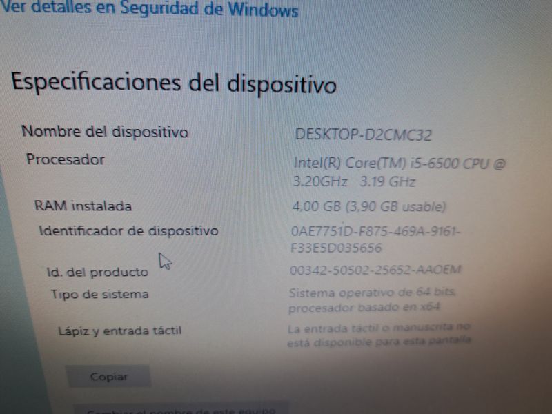 W10 PC HP ProDesk 400 G3 SFF I5 8GB RAM afbeelding 5