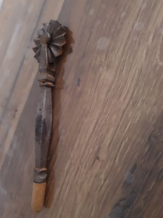 Marcador pastelero o panadero en hierro. Antiguo.