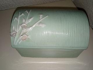  Joyero y Bandeja Cerámica Porcelana.