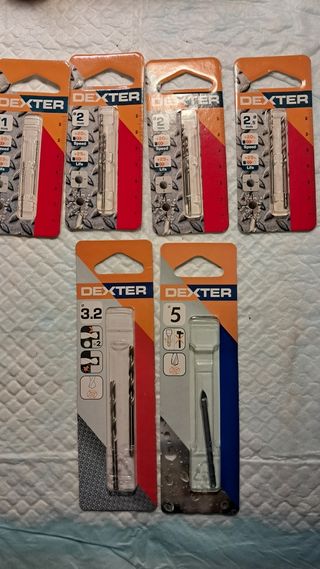 Lote brocas Dexter metal y vidrio