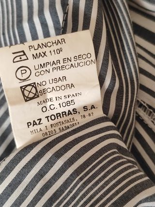 Vestido rallado