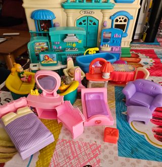 Casa de muñecas Familia de 3