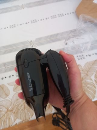 Secador de pelo de viaje. 