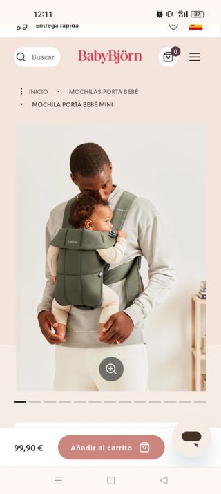 Mochila porta bebés