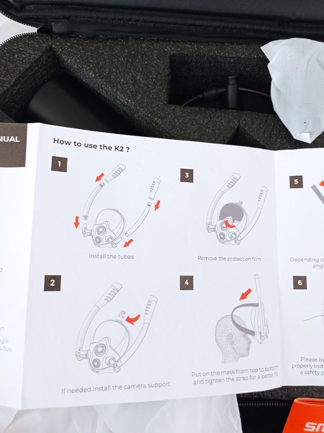 Strumenti kit per immersione nuovo