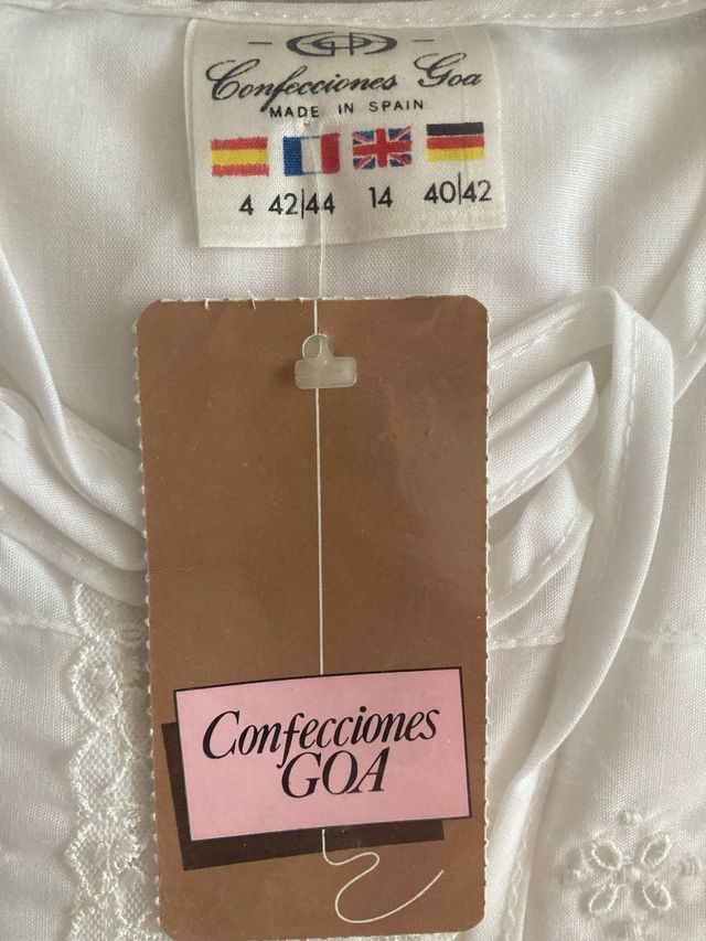 Camison GOA,inicios de zara.