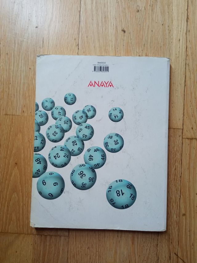 Libro de matemáticas de primero de Bachi