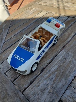 Coche y lancha de playmobil