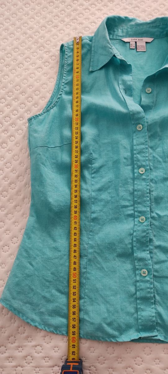 Camisa sin mangas Zara Basic Talla L