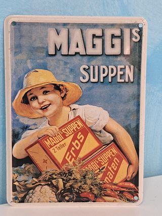 Antiguo cartel publicitario 
