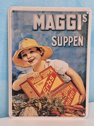 Antiguo cartel publicitario 