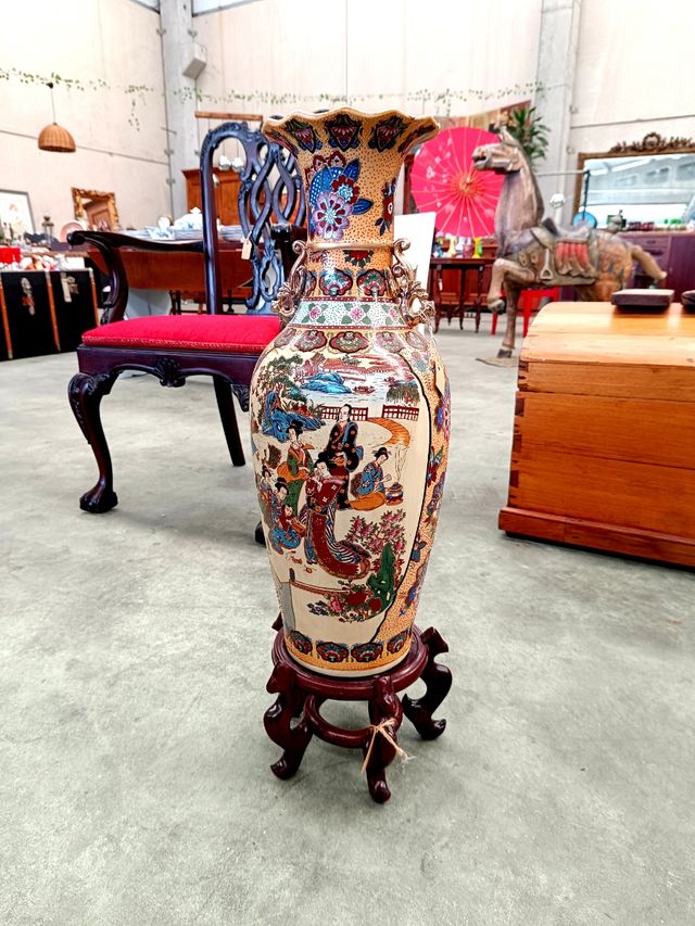 Jarrón japonés cerámica