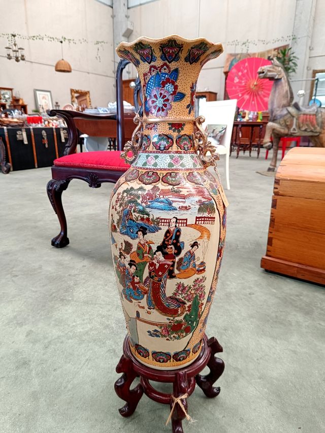 Jarrón japonés cerámica