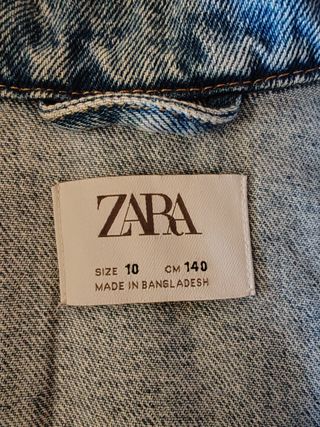 Chaqueta vaquera zara