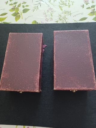 Coppia scatole vintage primi 900