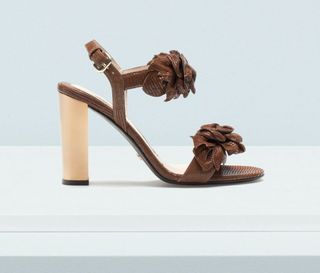 UTERQUE SANDALIAS TACONES FLORES Nuevas - 37 y 39