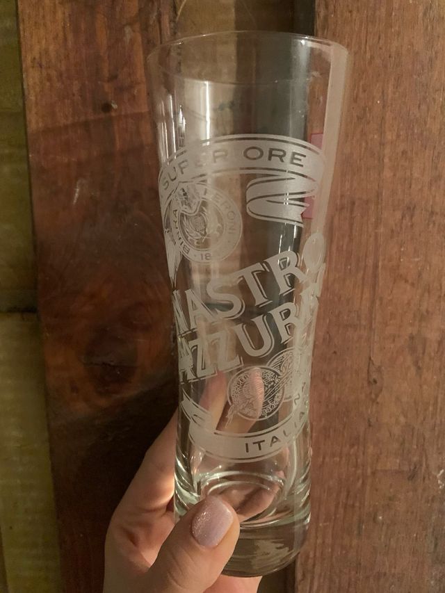 Bicchieri da birra nastro azzurro