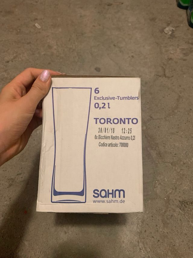 Bicchieri da birra nastro azzurro