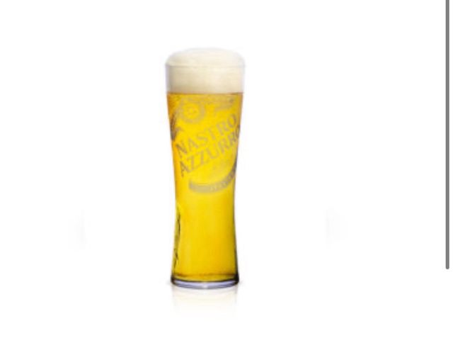 Bicchieri da birra nastro azzurro