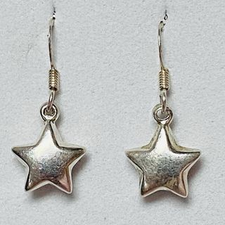 Pendientes con estrellas en plata de ley 925